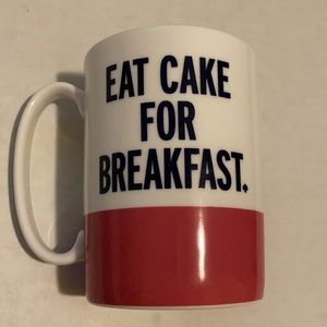 Kate Spade Lenox ‘EAT CAKE FOR BREAKFAST’ mug